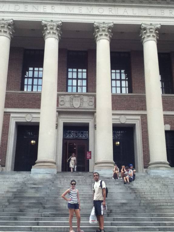 Visitá à Universidade de Harvard, em Boston, em Massachusetts - Estados Unidos